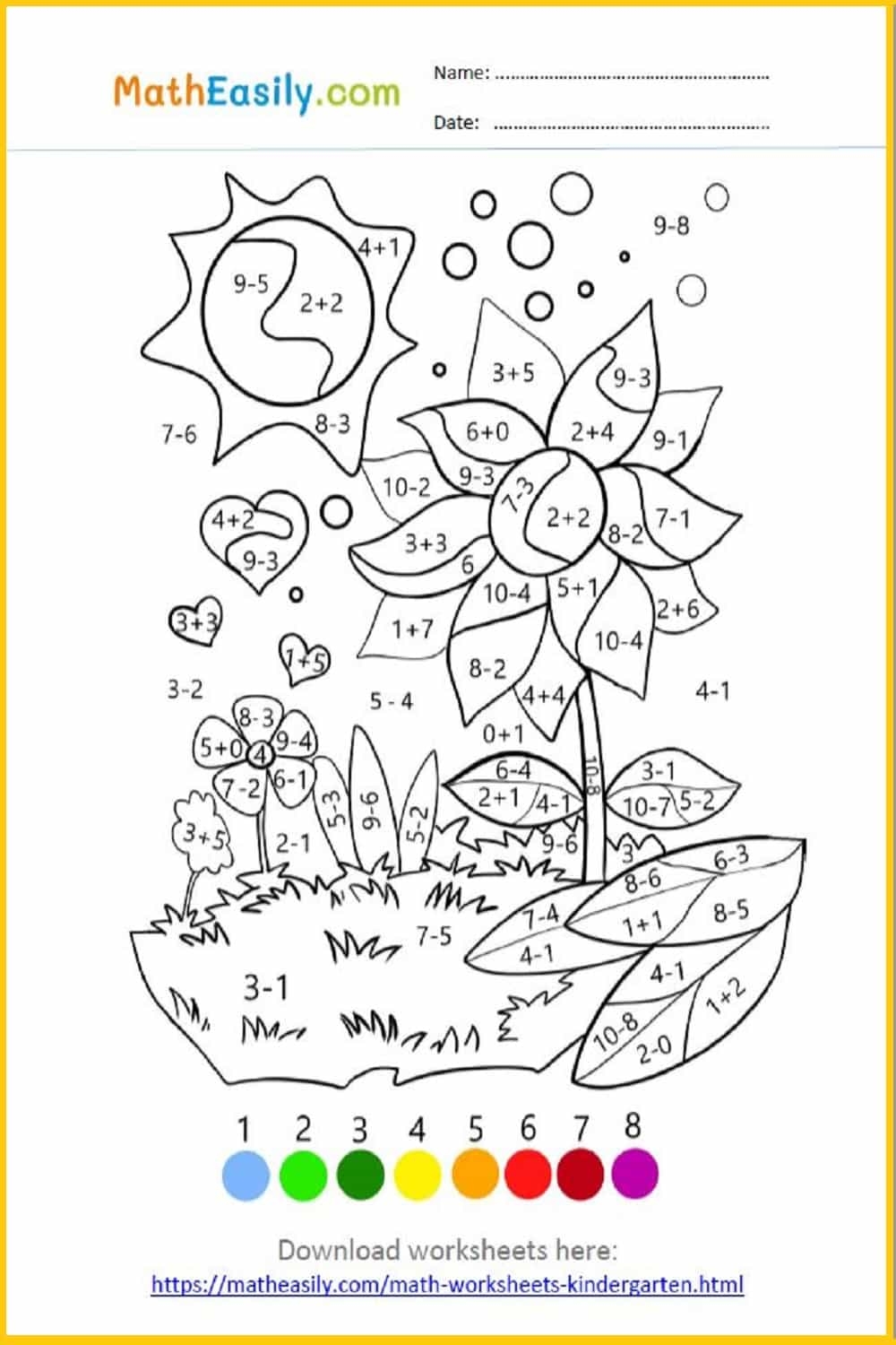 100 Math Subtraction Worksheets PDF Free Download