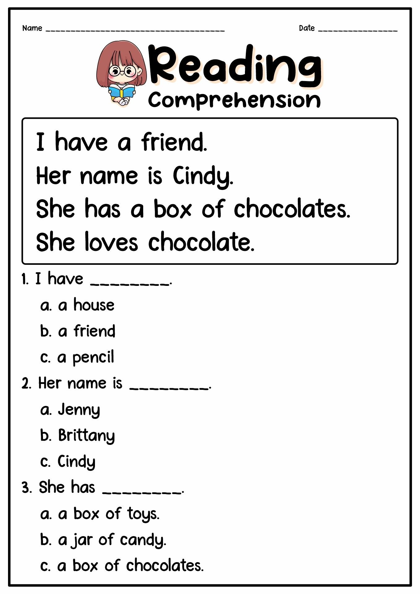 13 Short Story Reading Comprehension Worksheets Reading Comprehension 