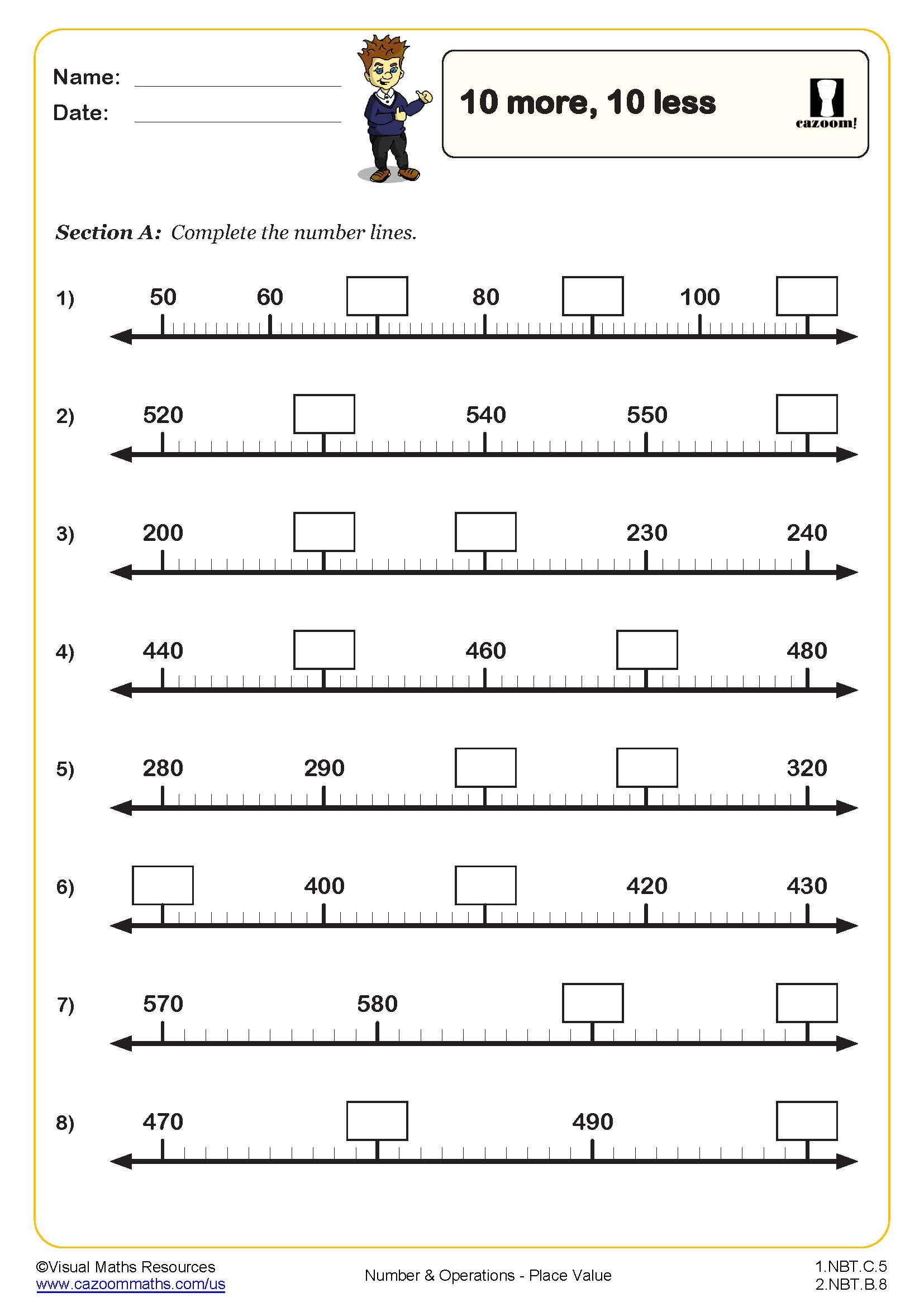 1st Grade Math Worksheets PDF Printable Math Worksheets Worksheets 