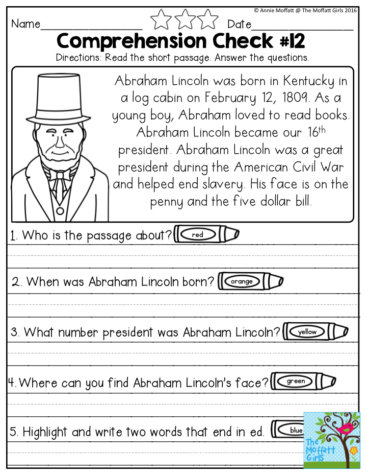 2nd Grade Nonfiction Reading Comprehension Worksheets Reading 