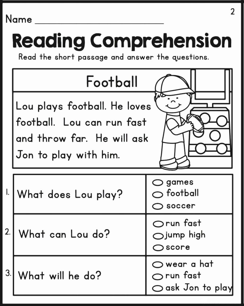 2nd Grade Reading Worksheets - Download Free Printable Templates
