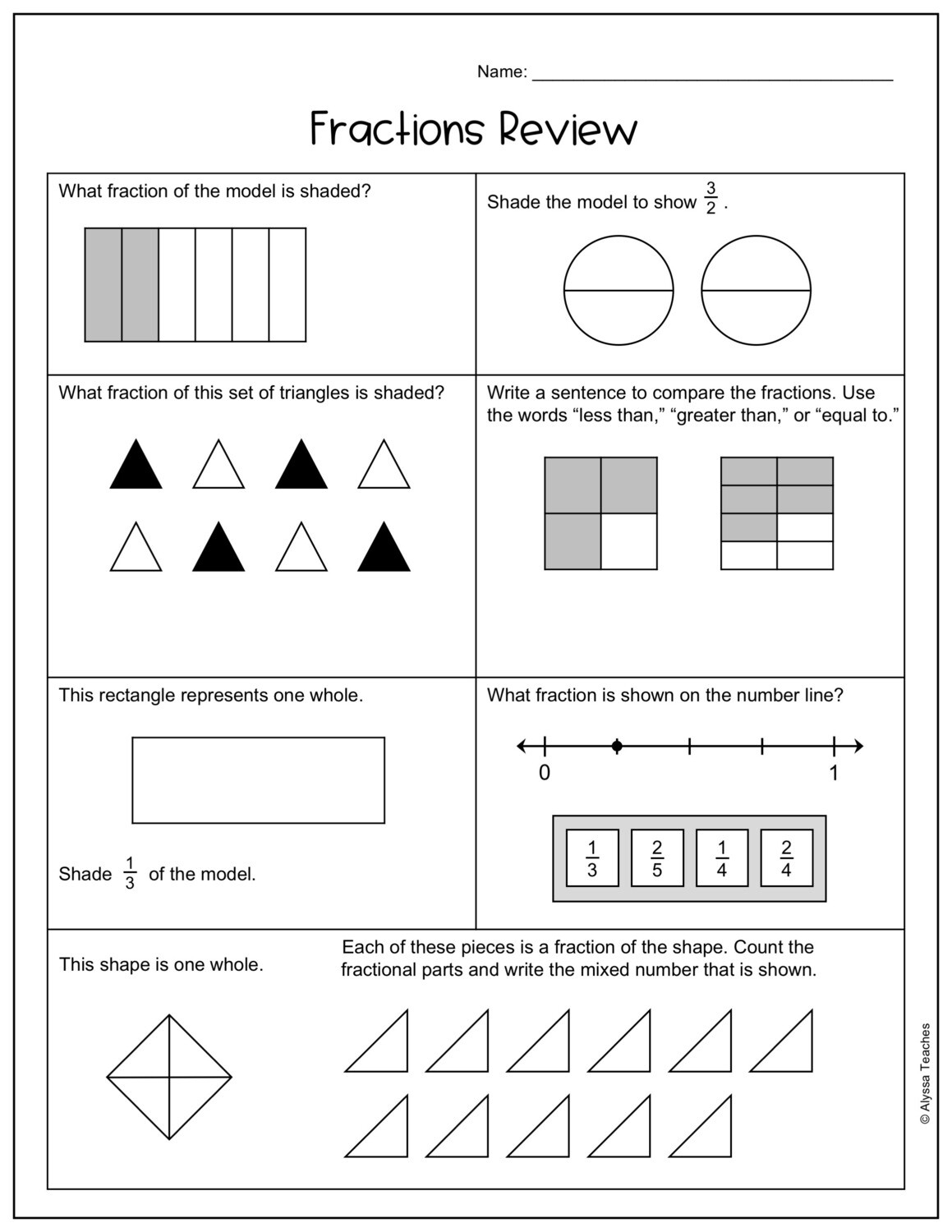 3rd Grade Math Worksheets For The Year Appletastic Learning