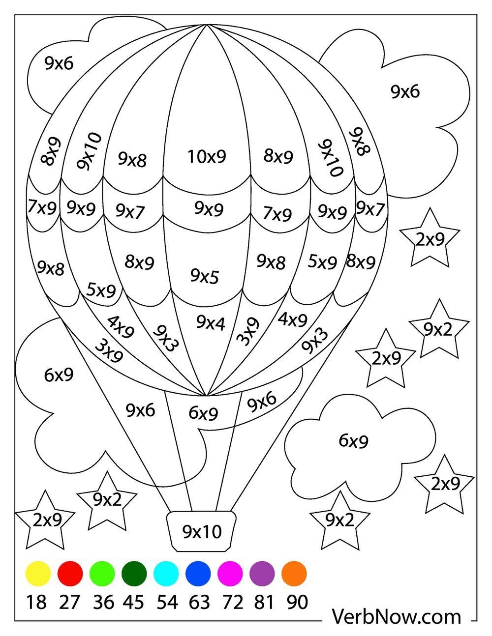 42 Free MATH Coloring Pages Printable PDF 