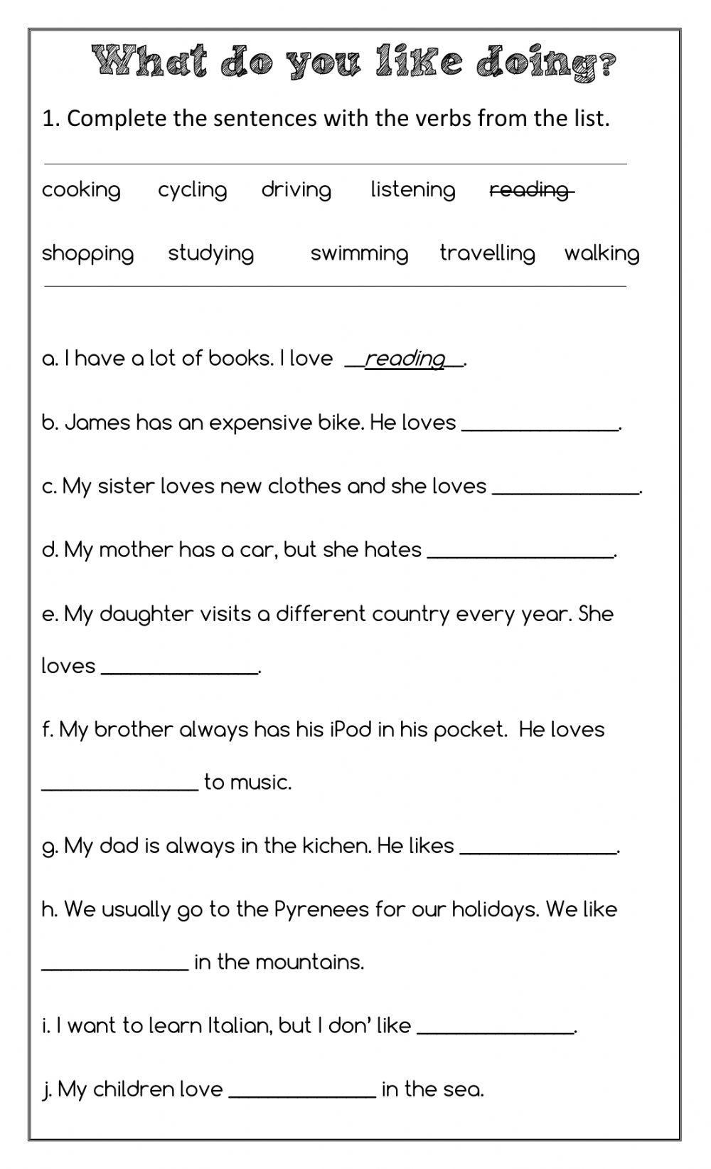 43 Free ESL Worksheets For English Teachers ALL ESL Worksheets Library
