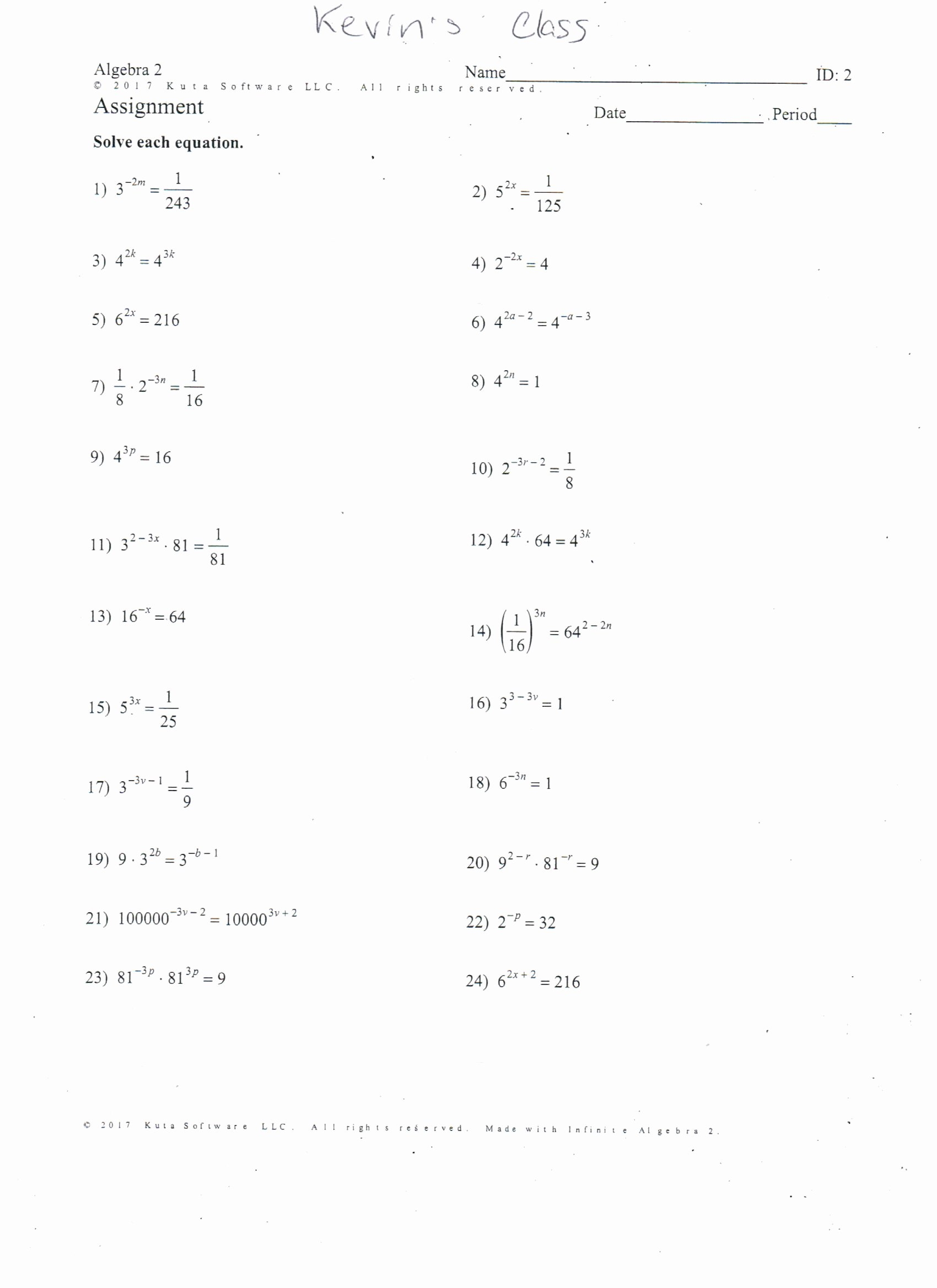 50 Factoring Quadratics Worksheet Answers