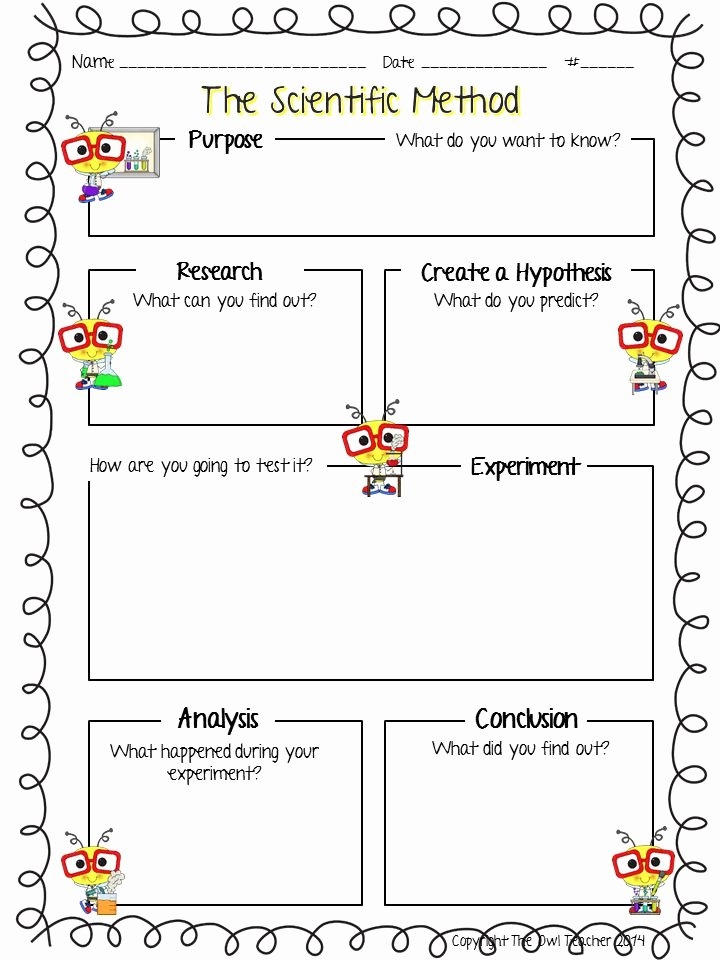50 Scientific Method Steps Worksheet