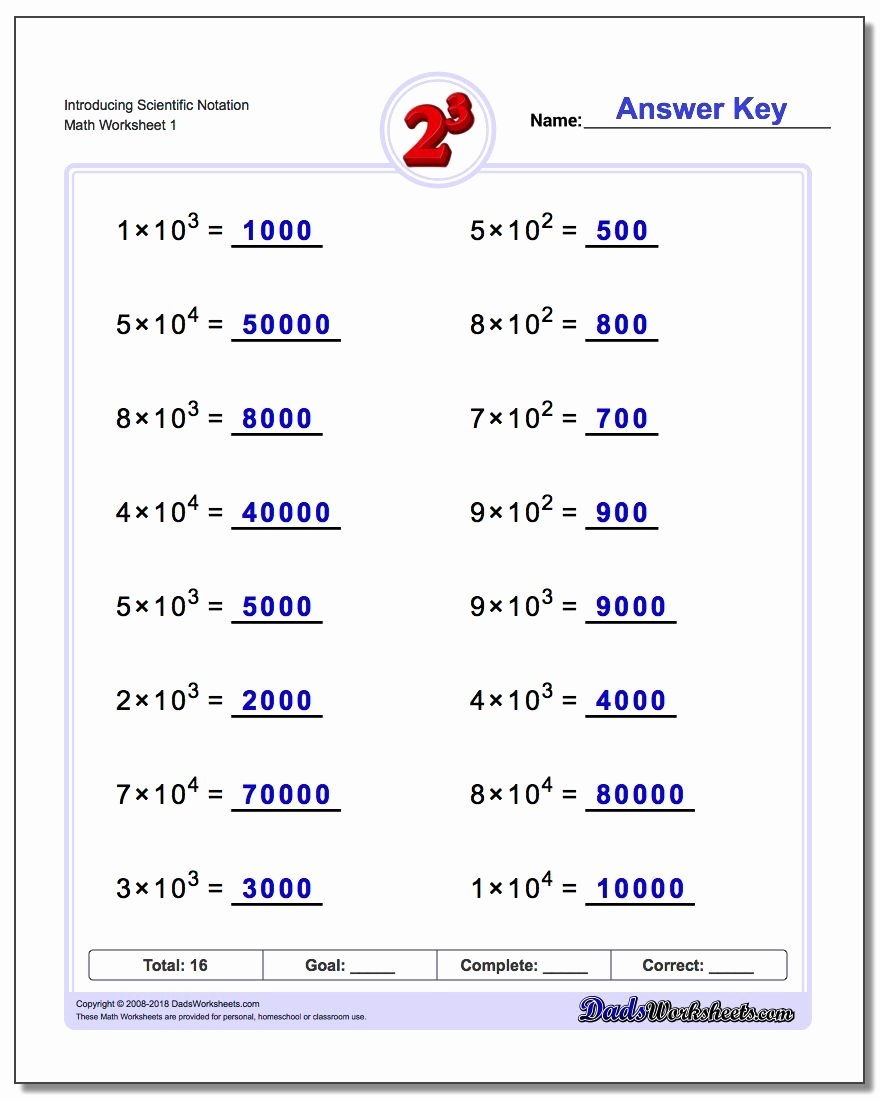 50 Scientific Notation Worksheet Answers Chessmuseum Template Library