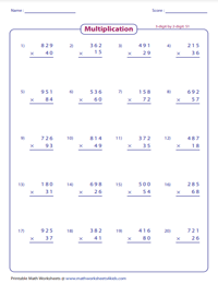 5th Grade Math Worksheets Worksheets Library