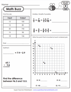 Grade 5 Math Worksheets - Download Free Printable Templates