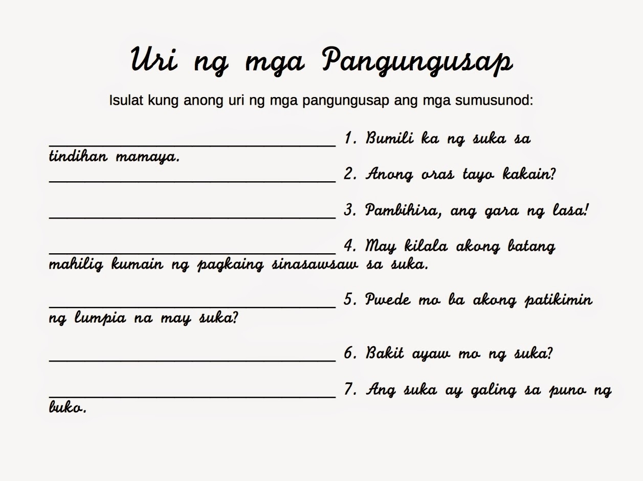 62 PANG UKOL WORKSHEET FOR GRADE 2 KidWorksheet