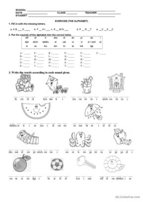 774 The Alphabet English ESL Worksheets Pdf Doc Worksheets Library