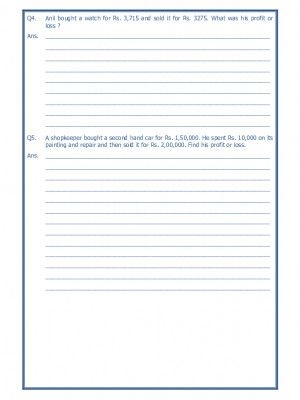A Blue Lined Paper With Writing On It