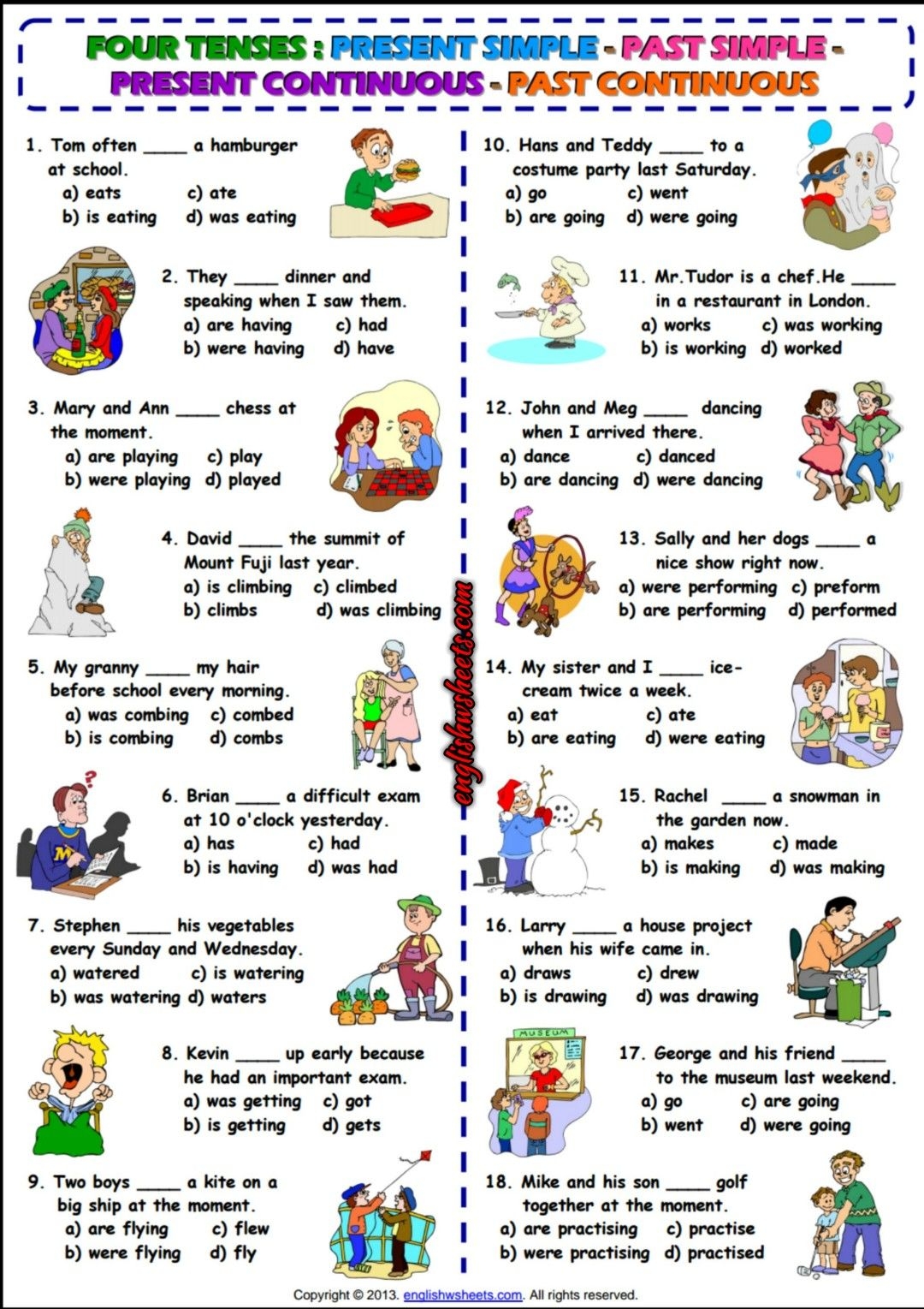A Poster With Words And Pictures On The Page Which Include Different 
