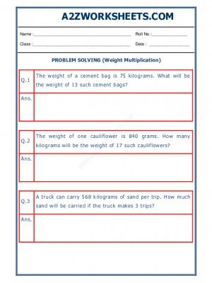 A2Zworksheets Worksheet Of Class Iv Multiplication 04 Multiplication 