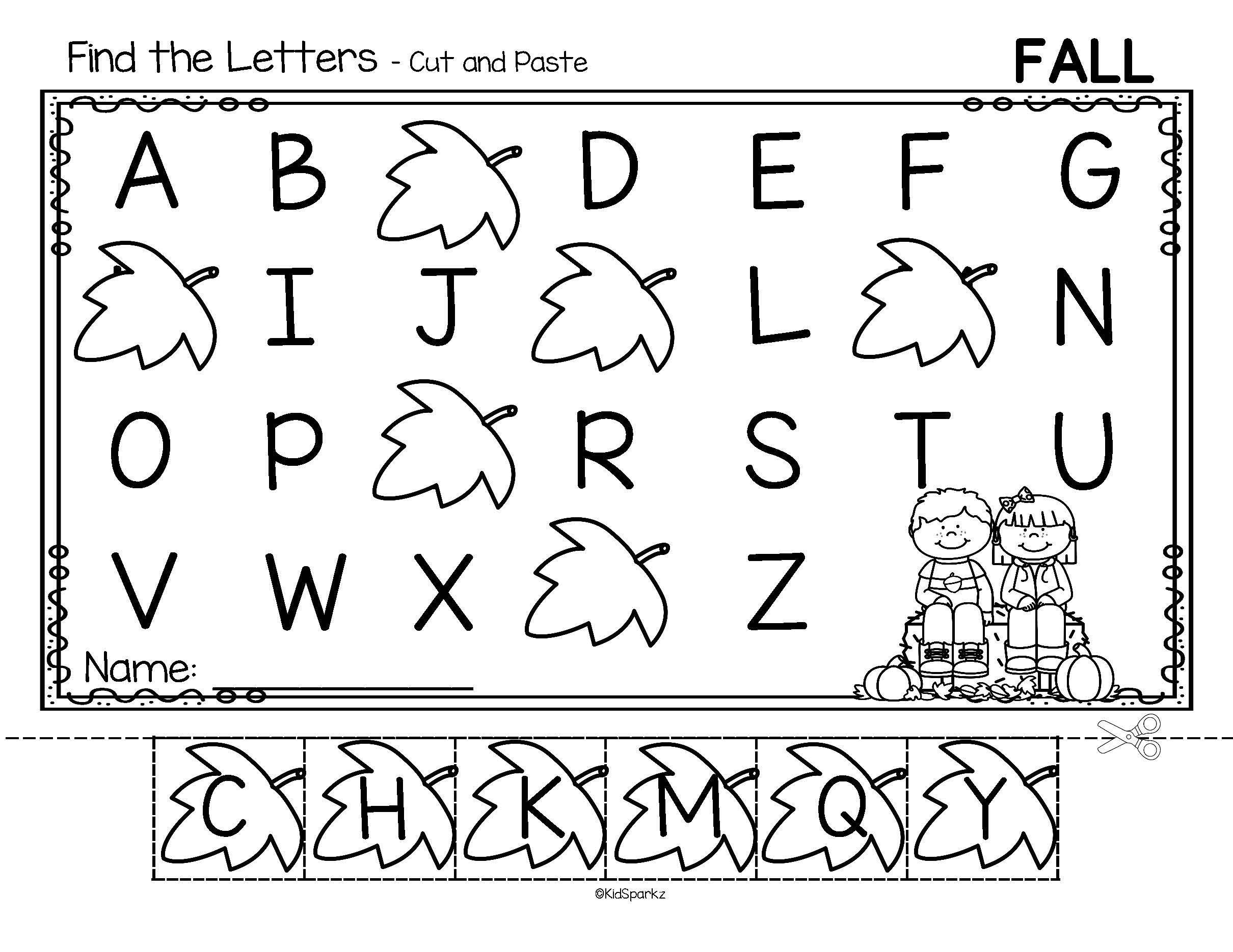 Abc Order Worksheets For Kindergarten Kindergarten