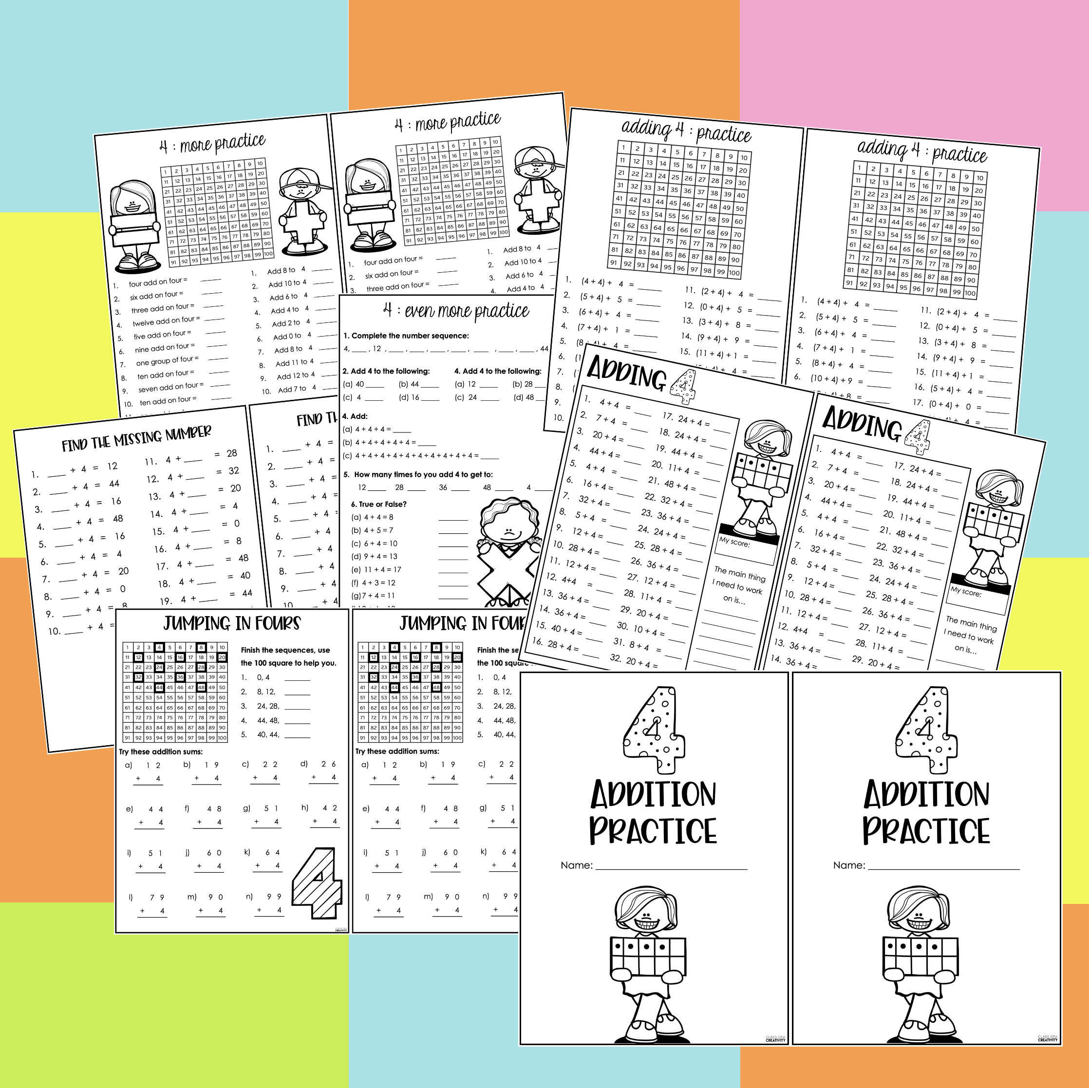 Addition Practice Worksheets And Tests