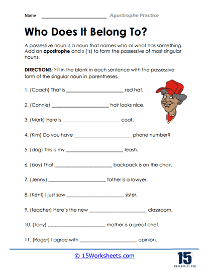 Apostrophe Worksheets 15 Worksheets Worksheets Library