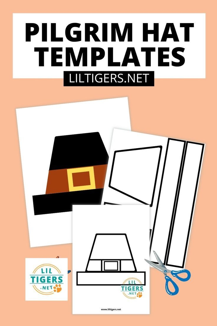 Best 12 Free Printable Pilgrim Hat Template And Coloring Pages Artofit