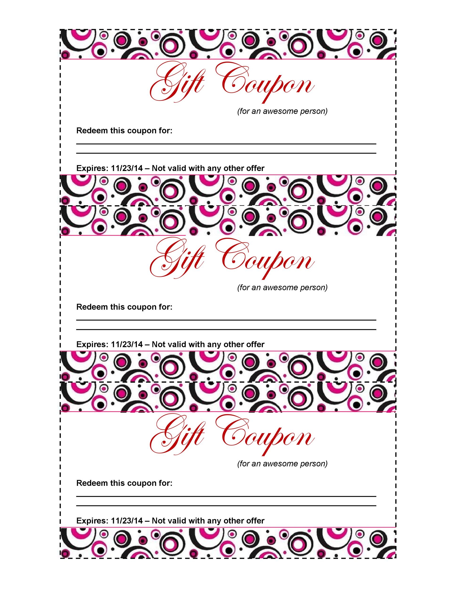Blank Coupon Template Printable New Template Ideas Blank Coupon Template Printable New Template Ideas