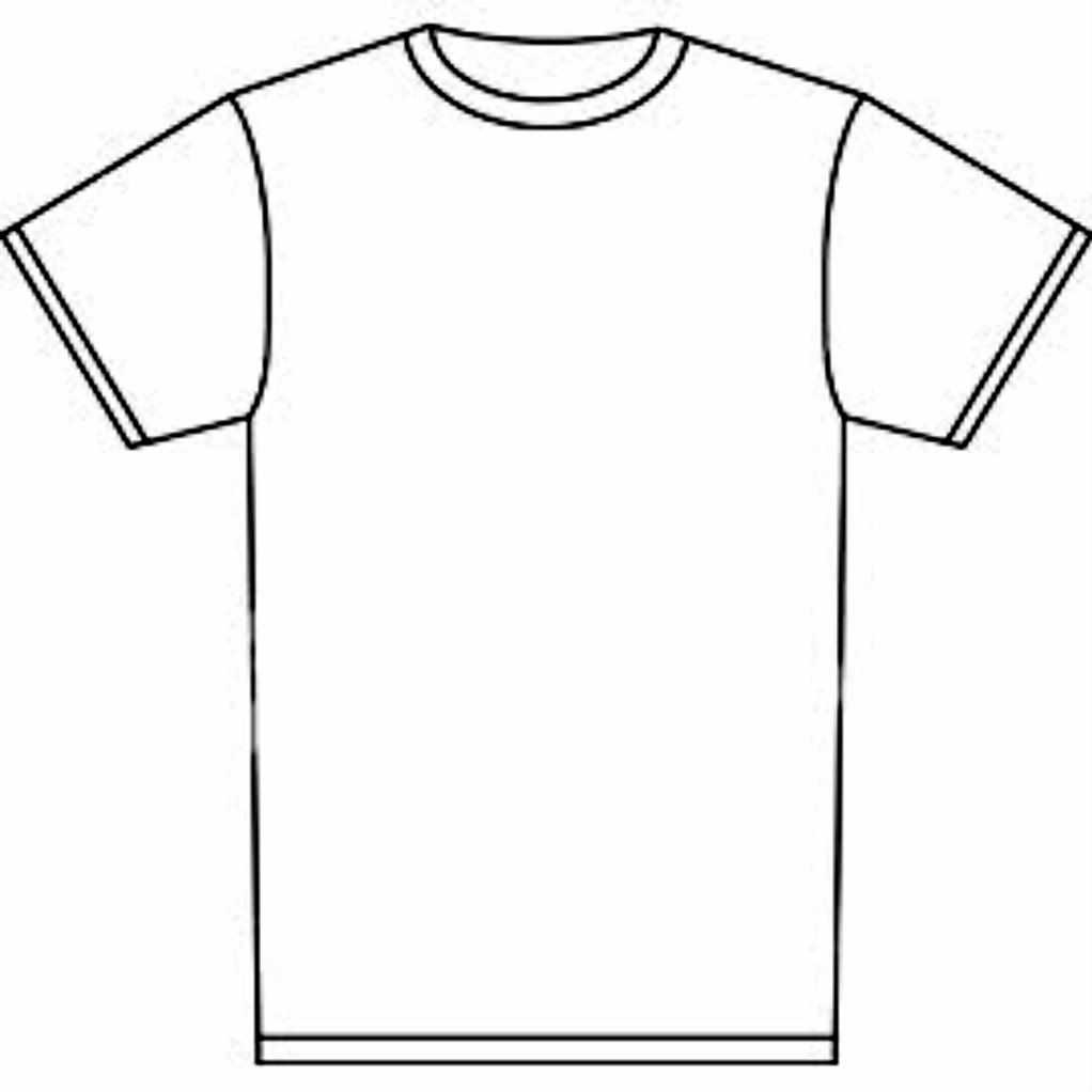 Blank T Shirts Template Inside Blank Tshirt Template Pdf Steps 