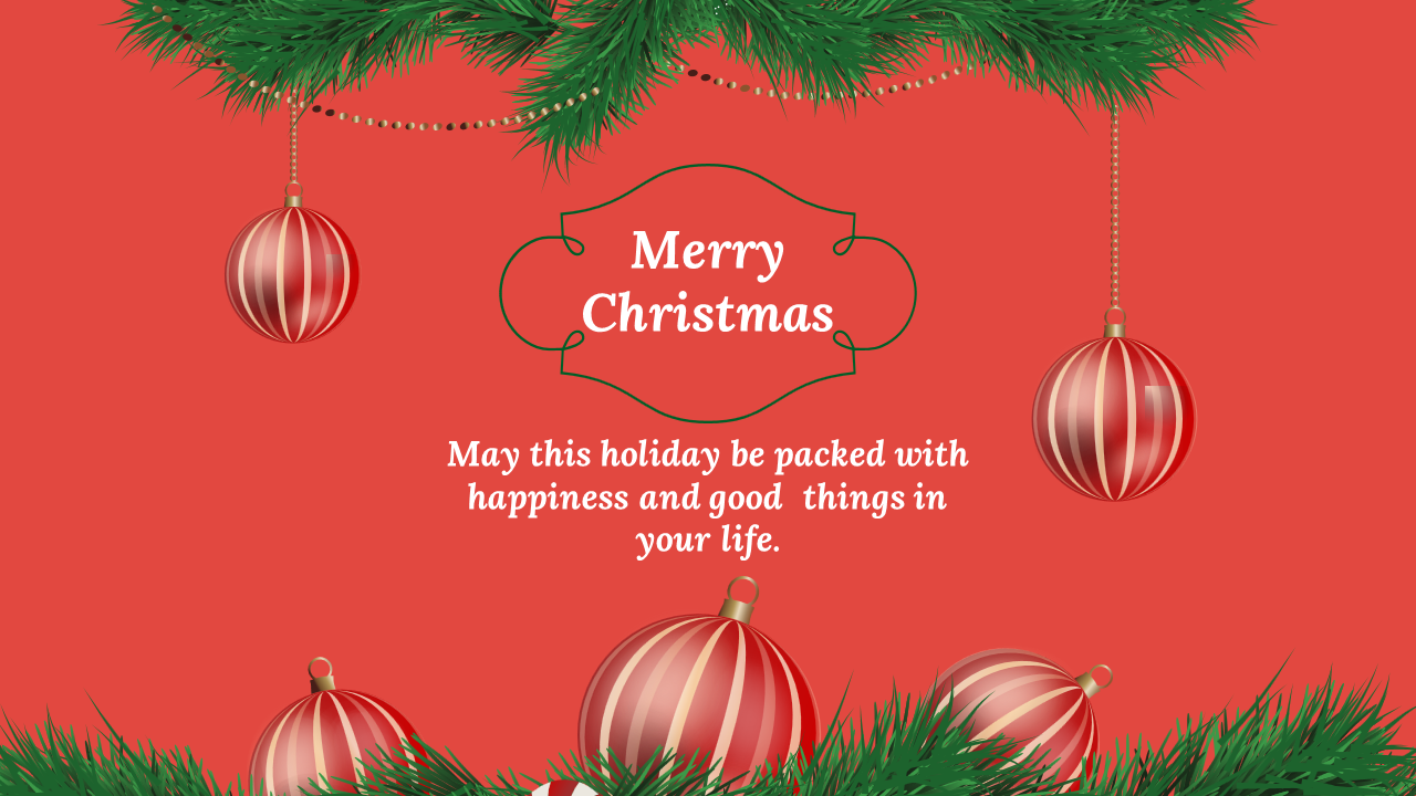 Buy This Christmas Card PPT And Google Slides Template