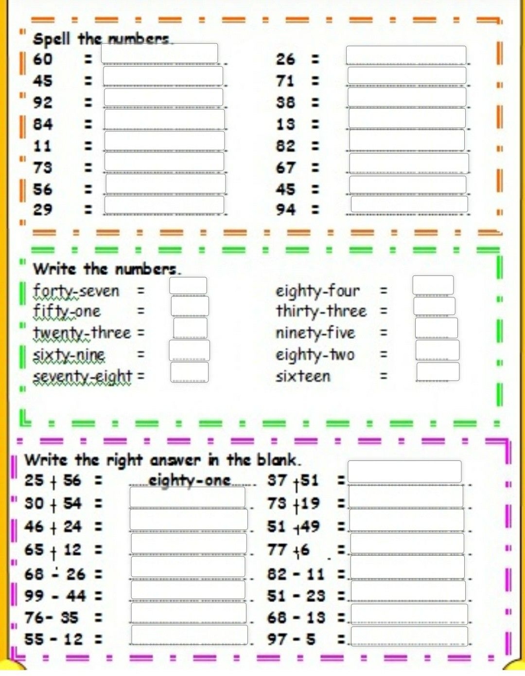 Cbse Mental Maths Class 4 Worksheet Maths Practice Worksheet Artofit