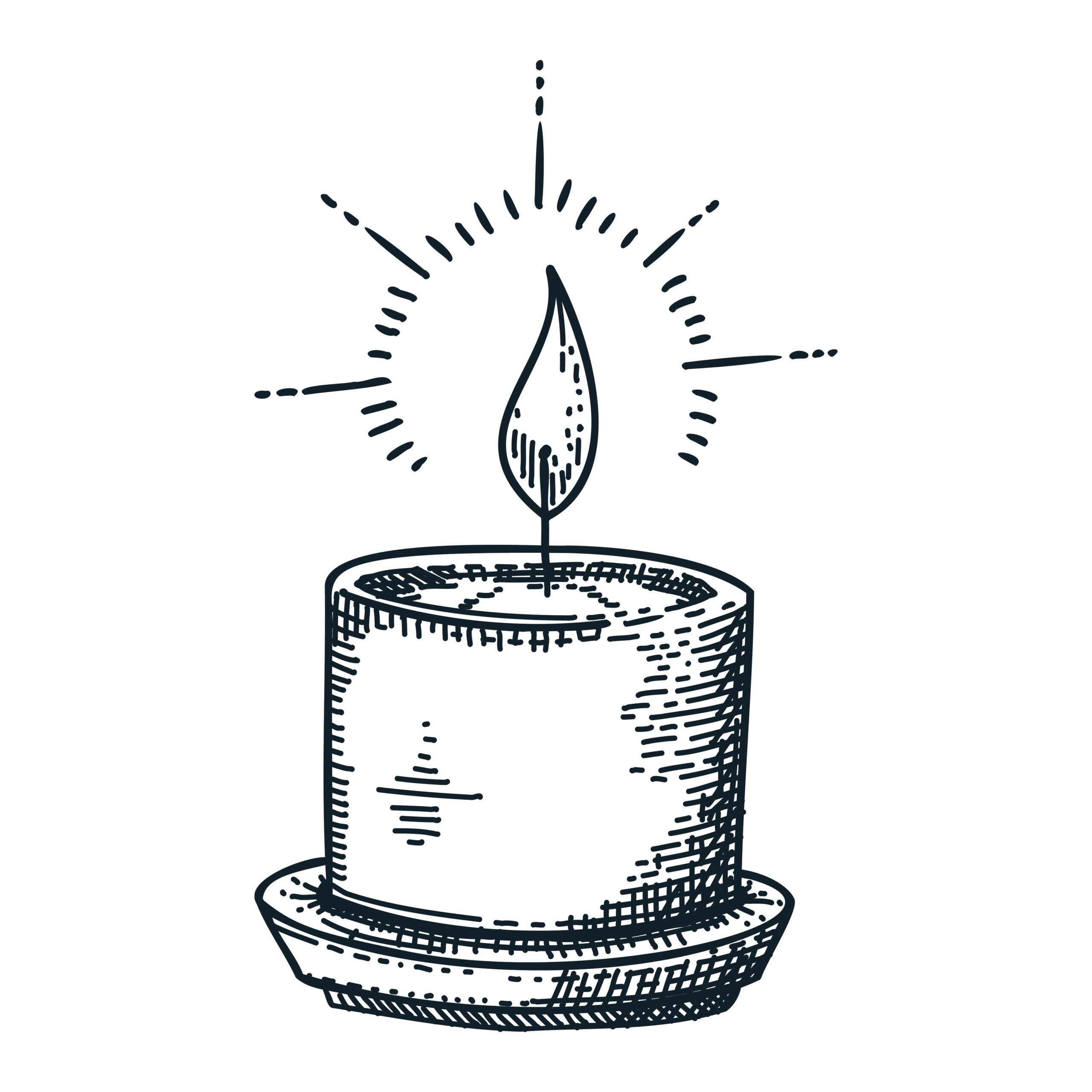 Christmas Candle Template Printable Printablee