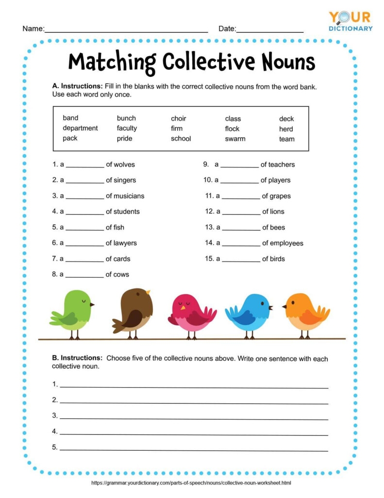 Collective Nouns Worksheet Ks1 Noun Worksheets