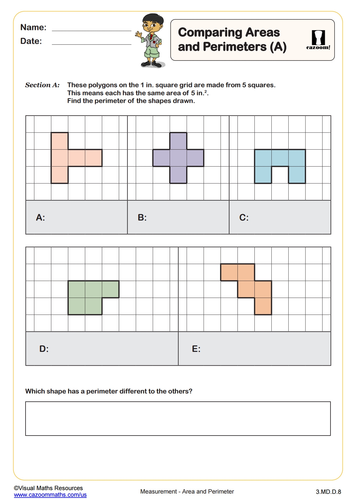 Comparing Areas And Perimeters A Fun And Engaging 3rd Grade 