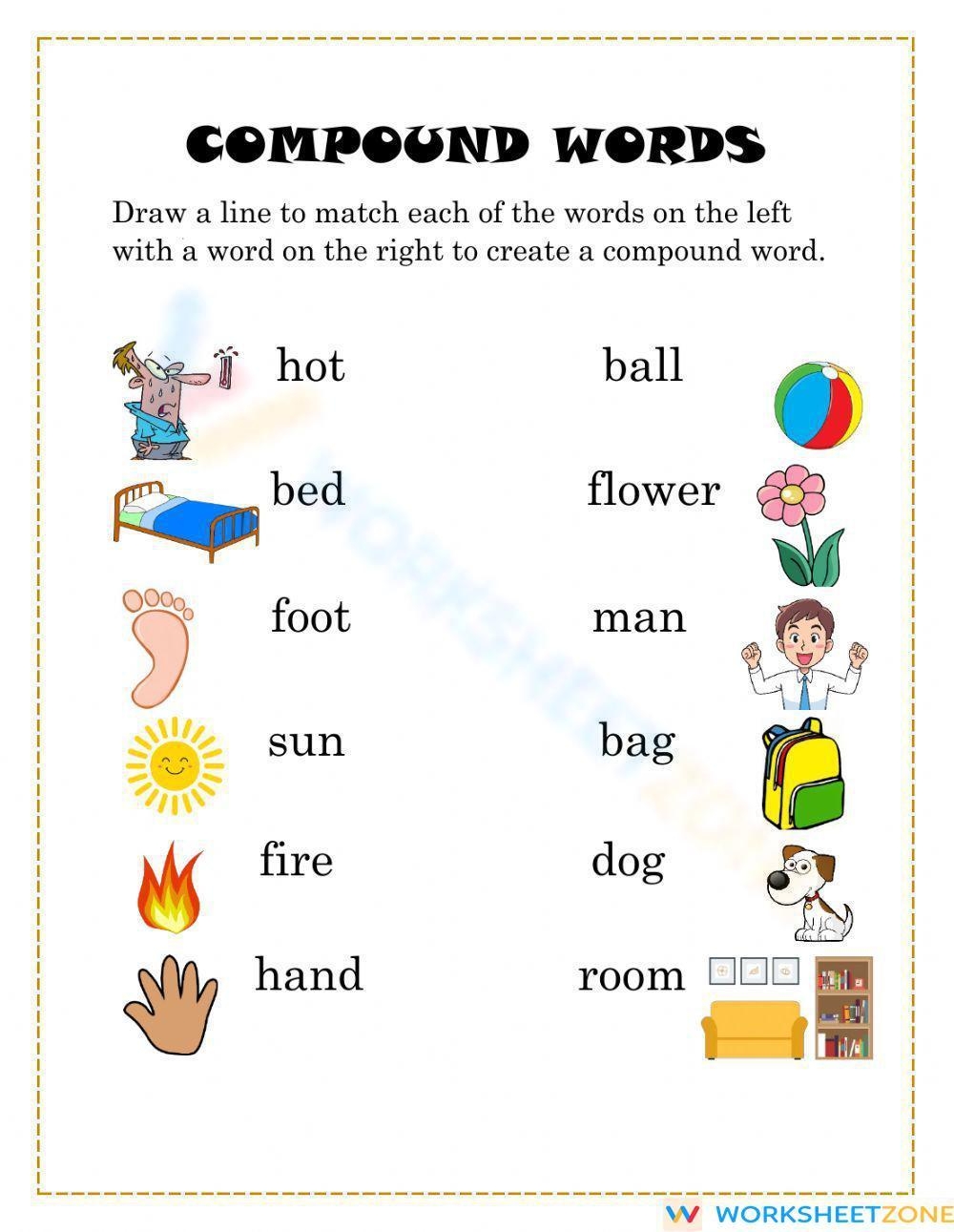 Compound Words Worksheet Worksheets Library