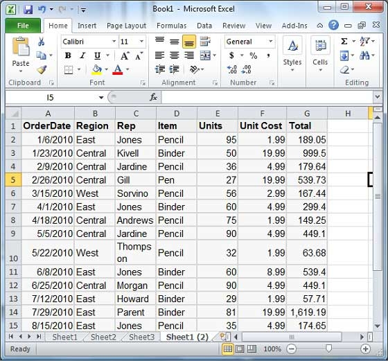 Copy Worksheet In Excel 2010 Programming Tutorials