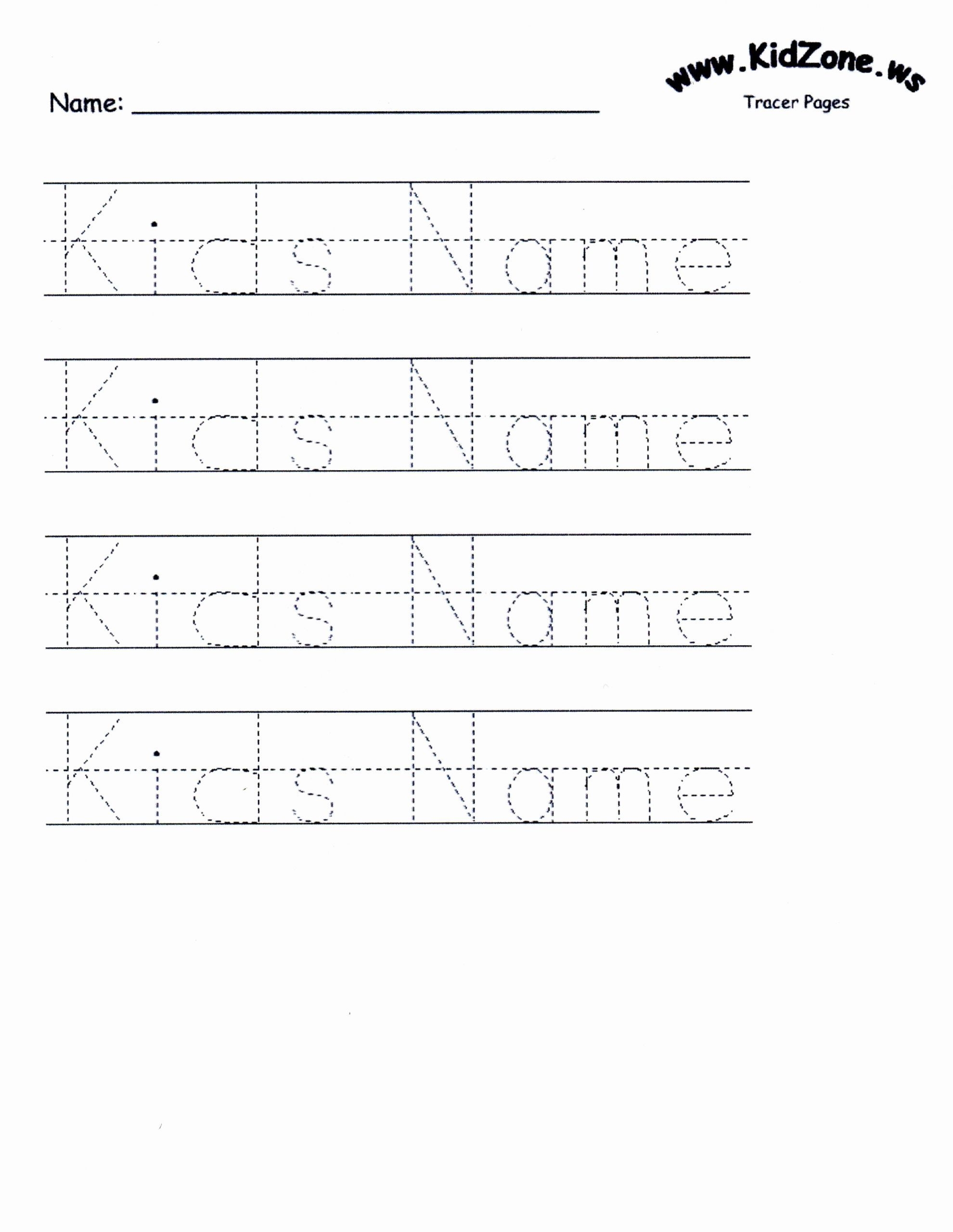 Create Name Tracing Worksheets Name Tracing Worksheets