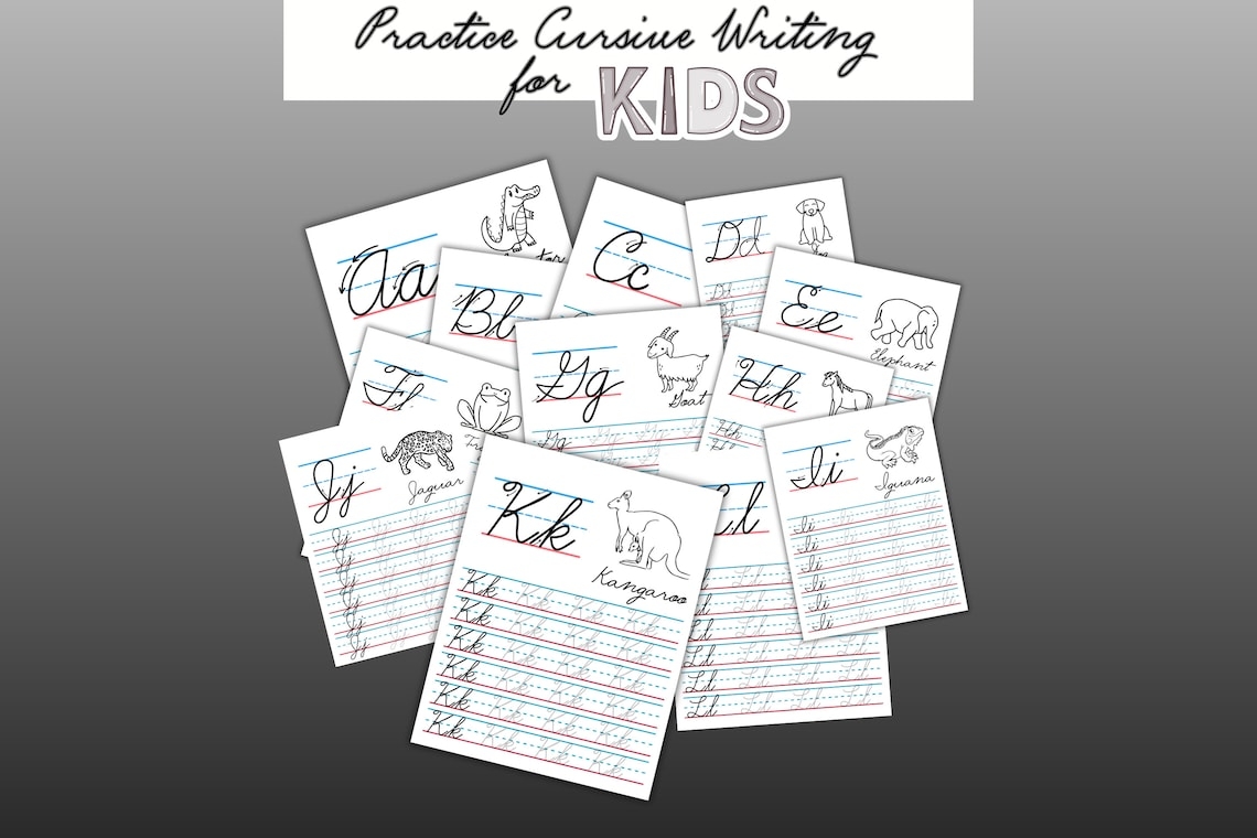 Cursive Writing Practice Sheets Printable Writing Practice Sheets 