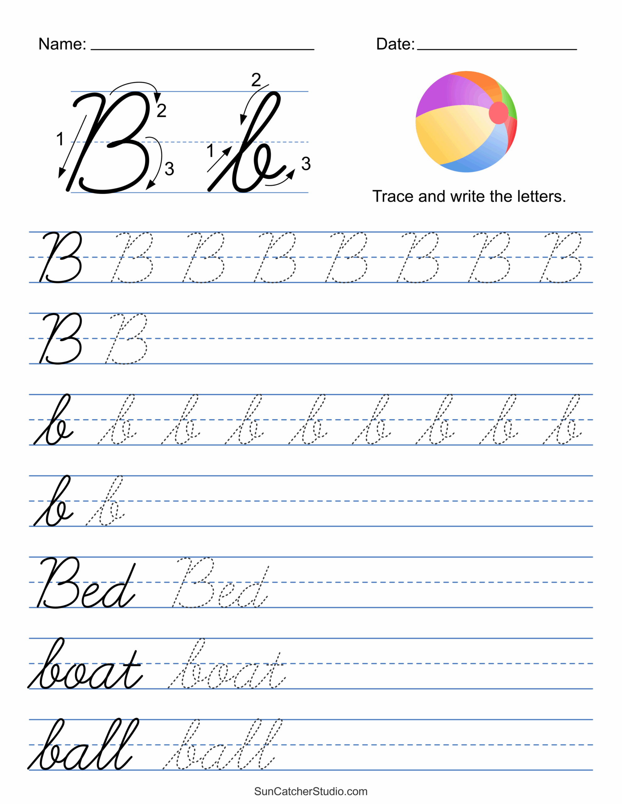 Cursive Writing Worksheets Worksheets Library