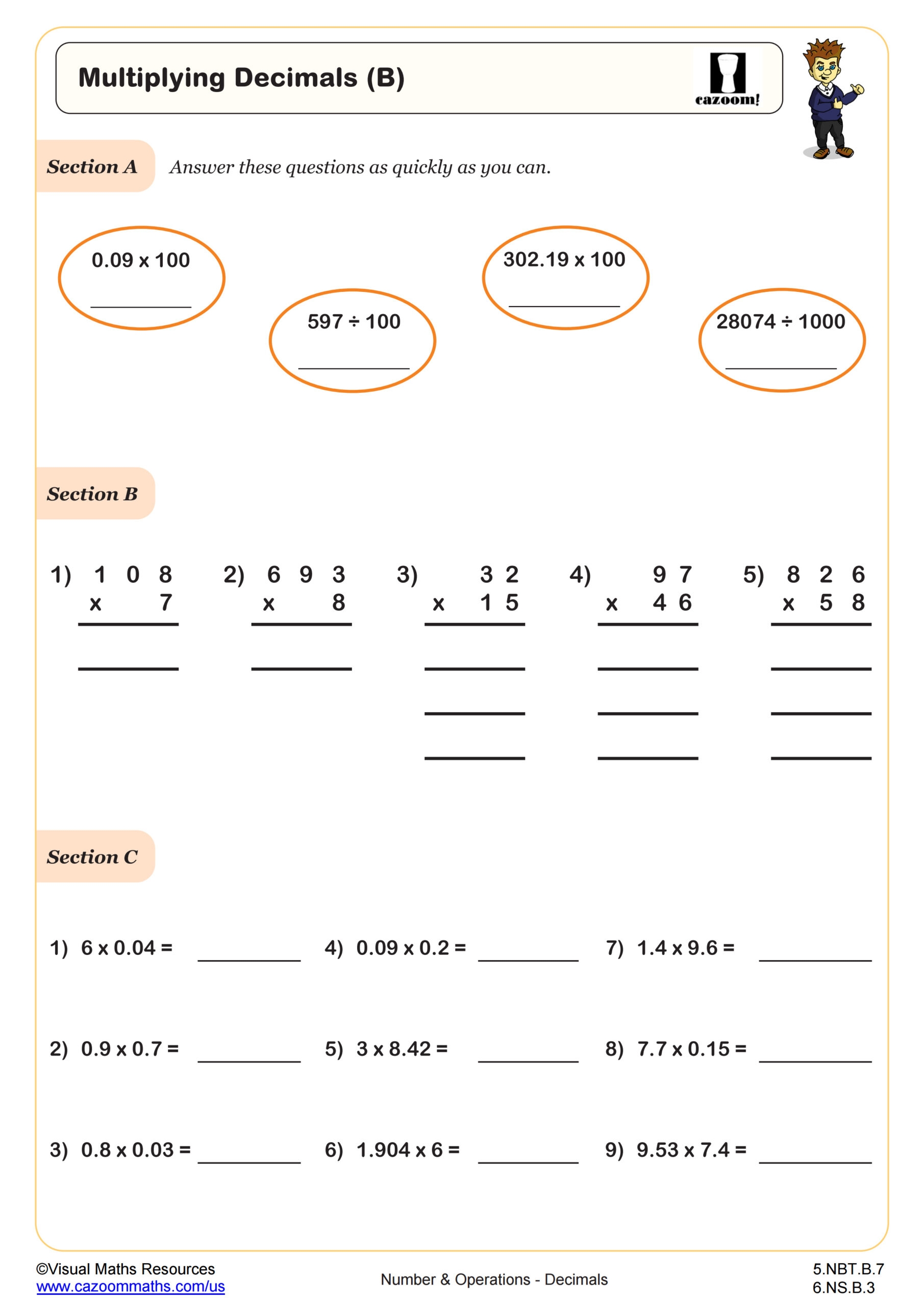 Decimal FREE Printable Worksheets Worksheetfun Worksheets Library