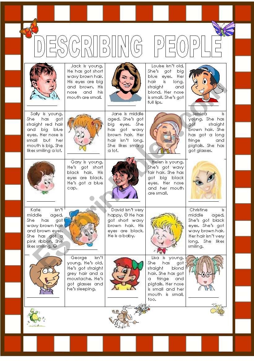 Describing People Interactive Worksheet Images Sexiezpix Web Porn