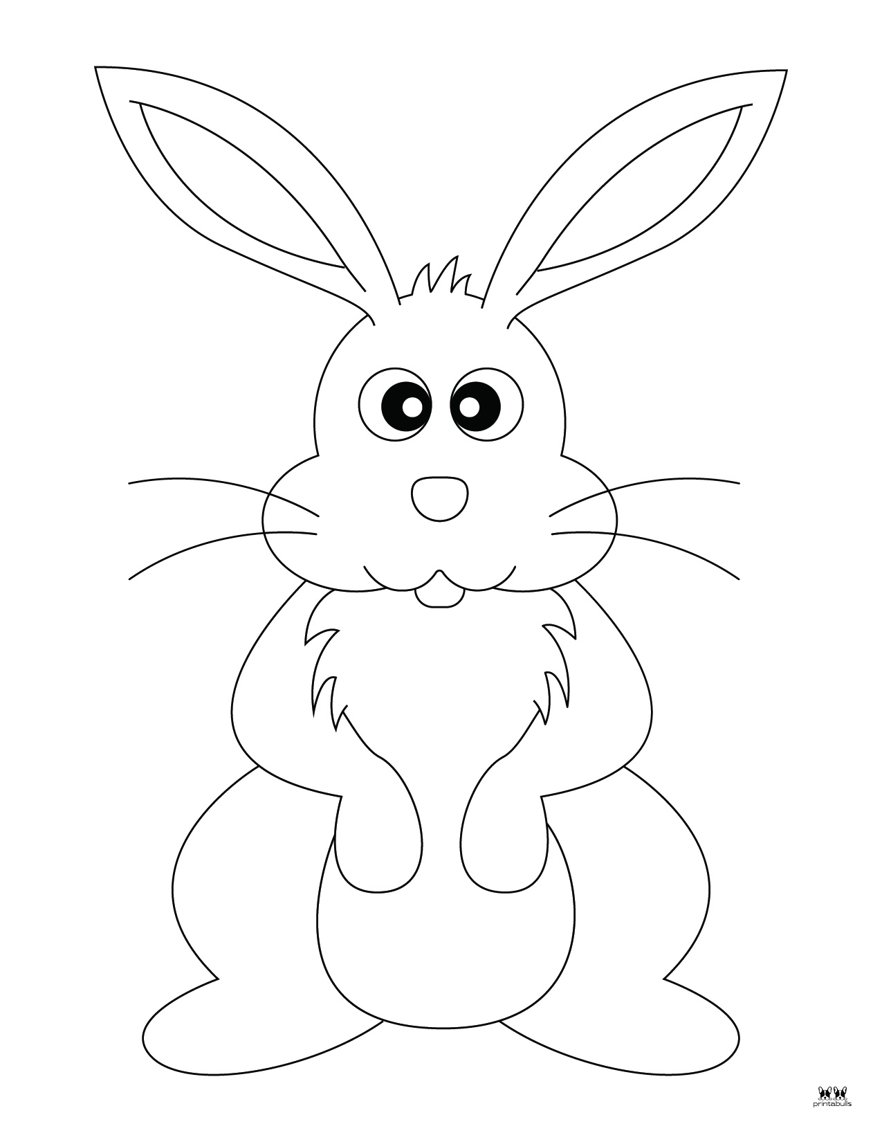 Easter Bunny Templates Outlines 53 FREE Pages Printabulls