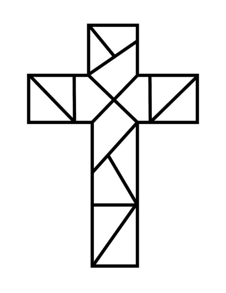 Easter Cross Templates And Coloring Pages For Crafts Easter Cross Templates And Coloring Pages For Crafts
