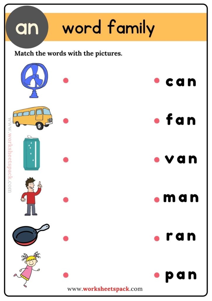 Engaging Word Family Worksheets For Fun And Effective Learning