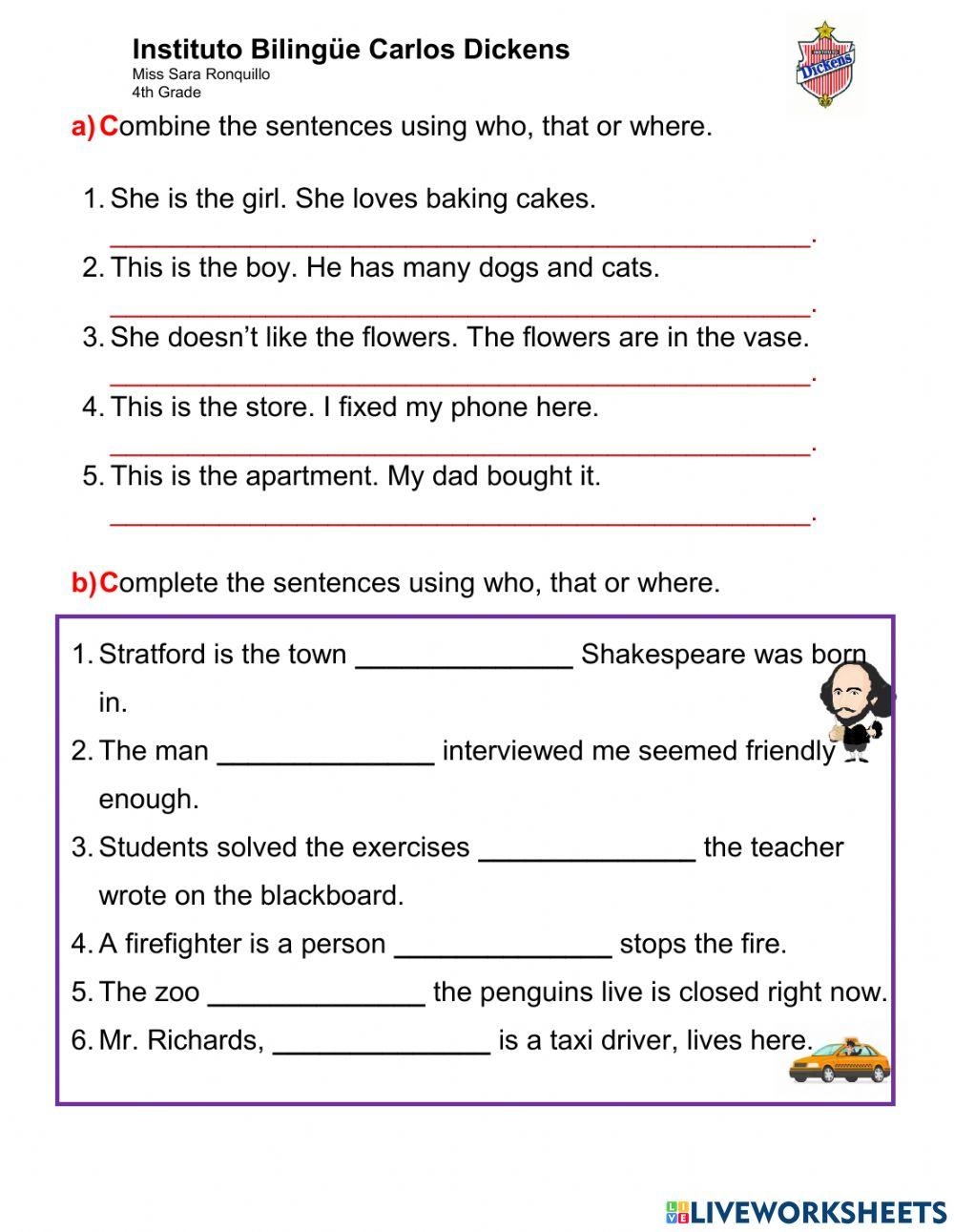 English Grammar Worksheets Worksheet Digital Worksheets Library