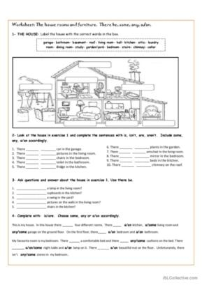 Esl Parts Of The House Worksheets Pdf Free Infoupdate