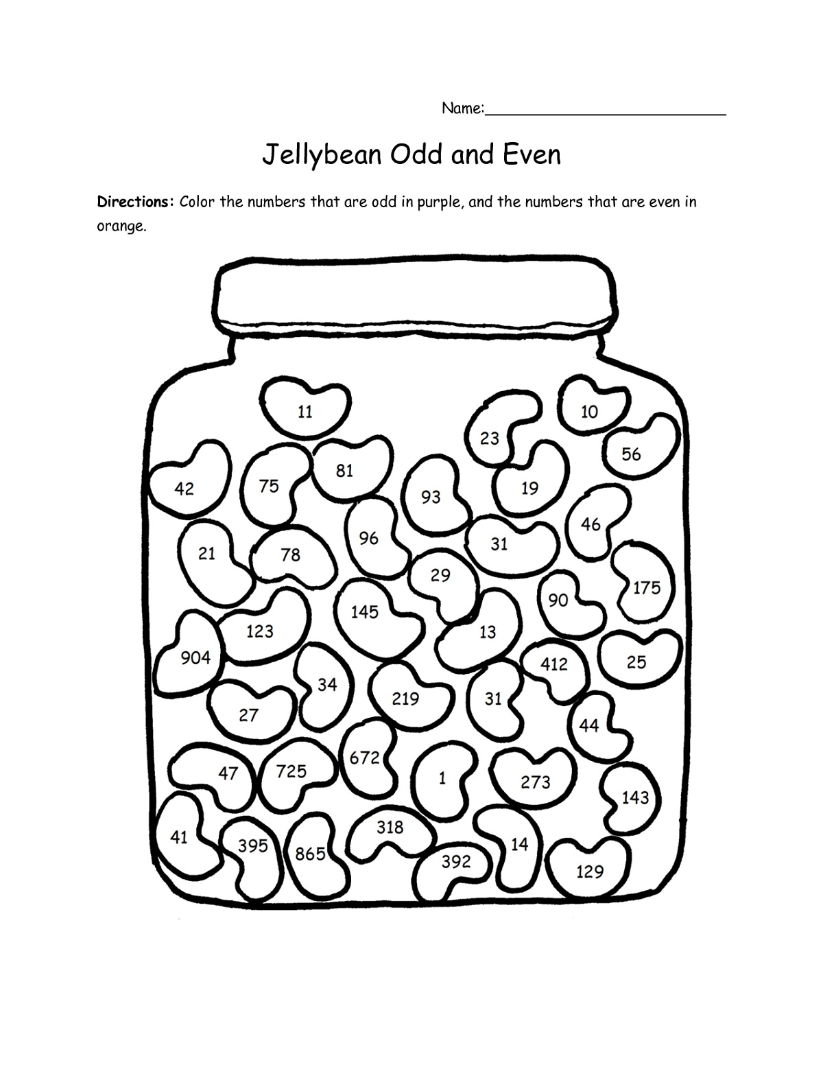 Even Odd Worksheets Printable 101 Activity