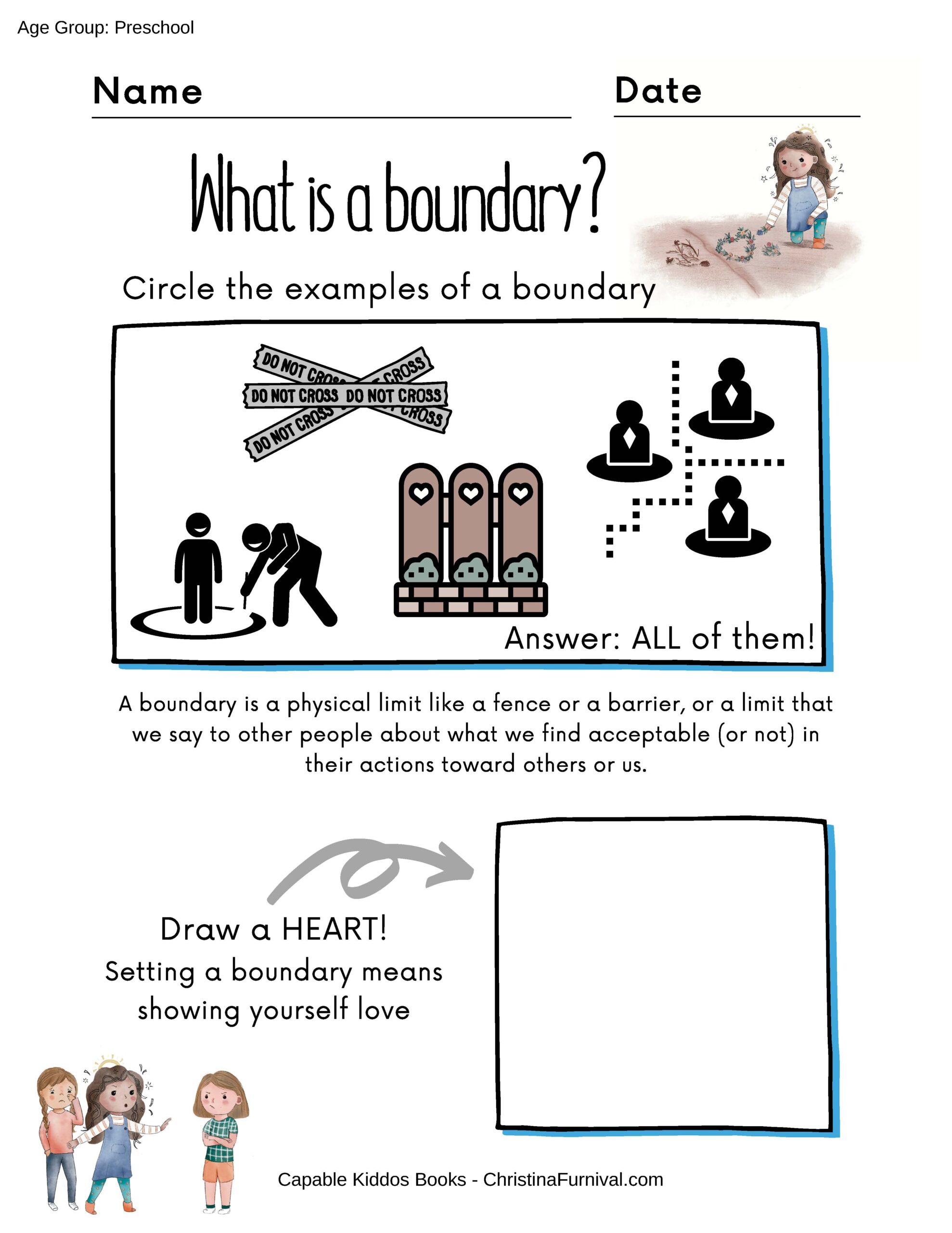 Expressing Affection Boundaries Worksheet Worksheets Library