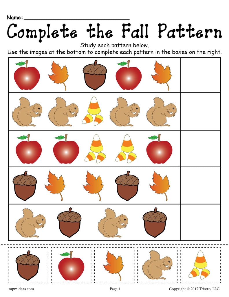 Fall Worksheets Engaging Seasonal Learning Activities For Kids