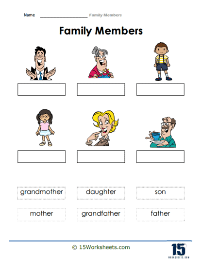 Family Members Worksheets 15 Worksheets Worksheets Library