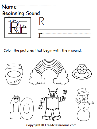 Find The Letter R Worksheet All Kids Network Worksheets Library