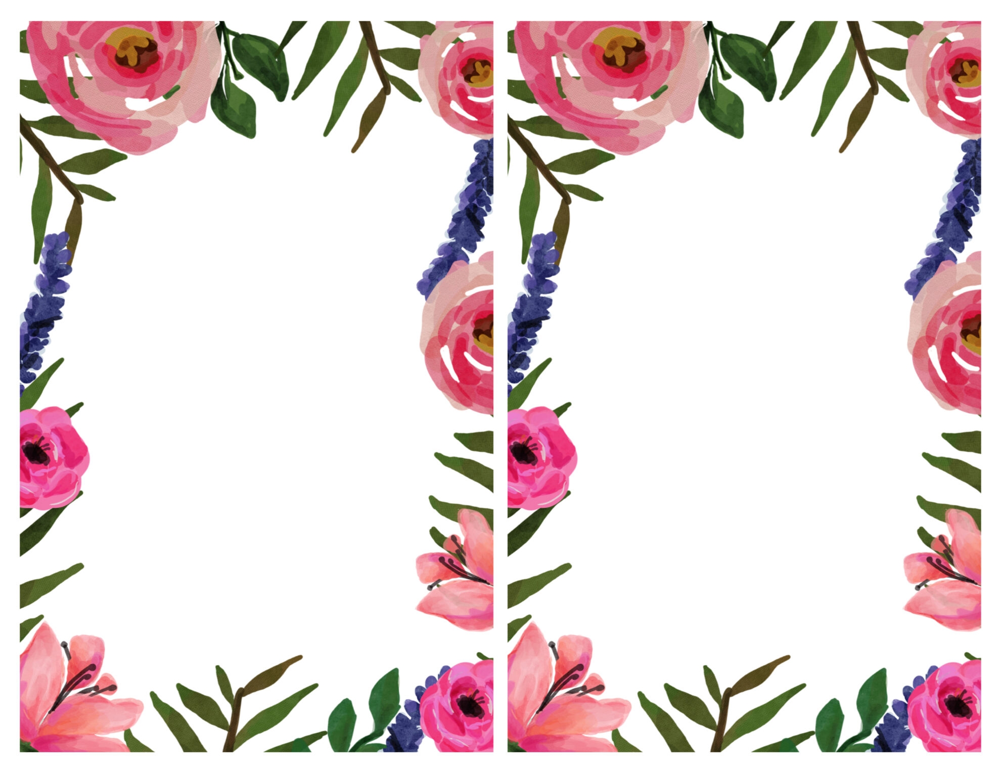Floral Invitation Free Printable Invitation Templates Paper Trail 