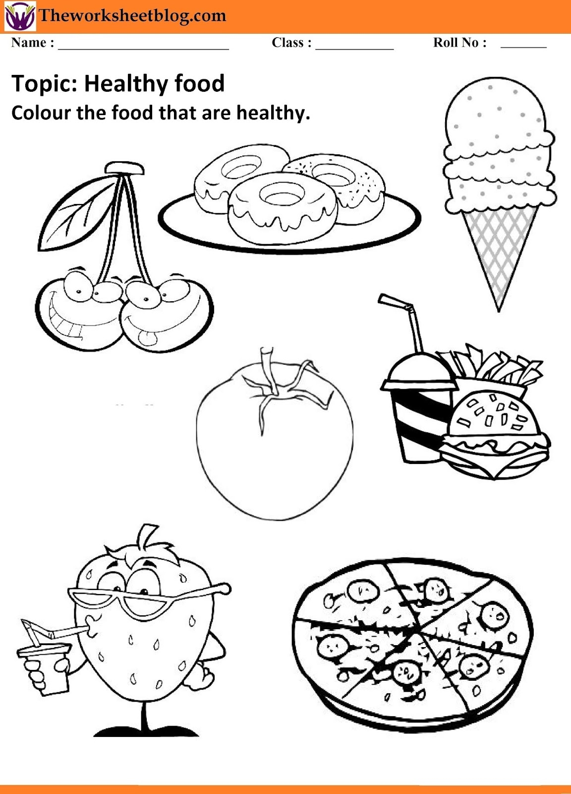 Food Healthy Unhealthy Food Worksheet Healthy And Unh Vrogue co