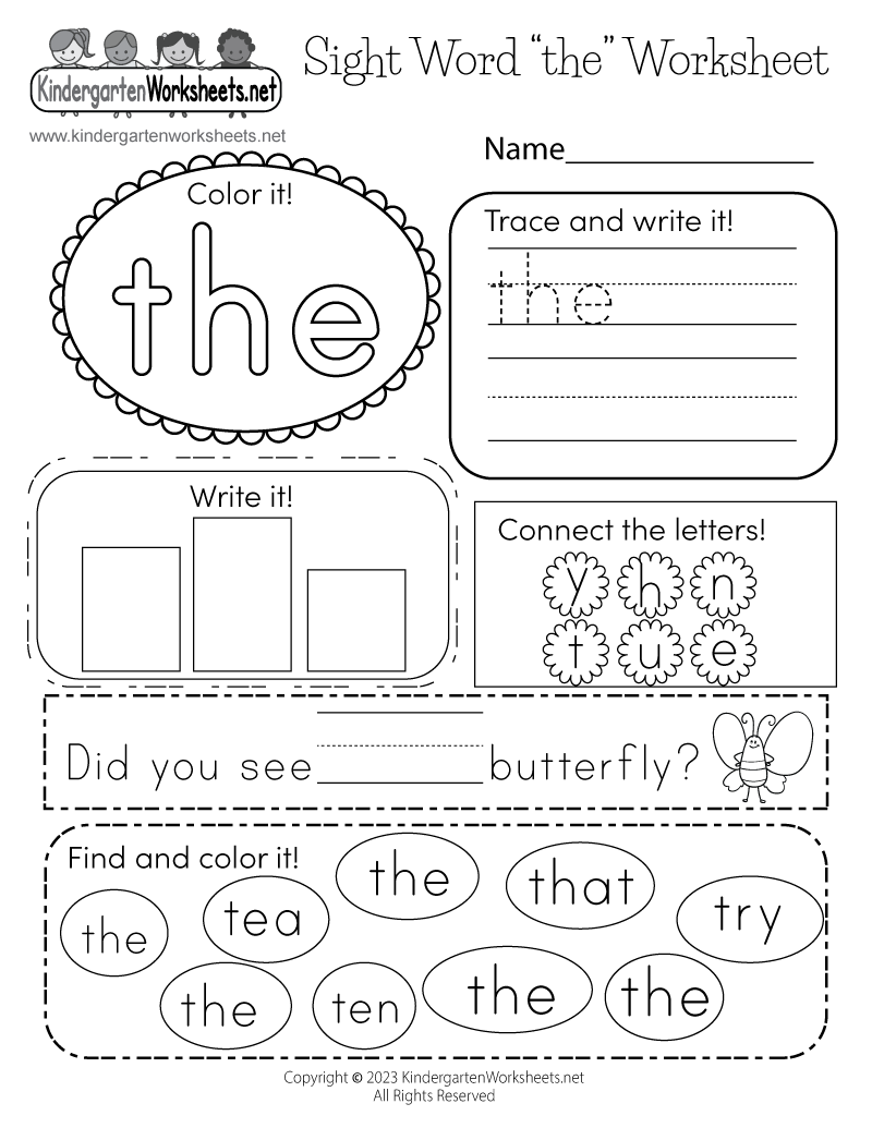FOUND Sight Word Worksheet PrimaryLearning Org Worksheets Library