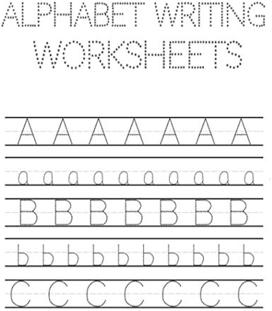 FREE Alphabet Tracing Worksheets For Preschoolers Worksheets Library